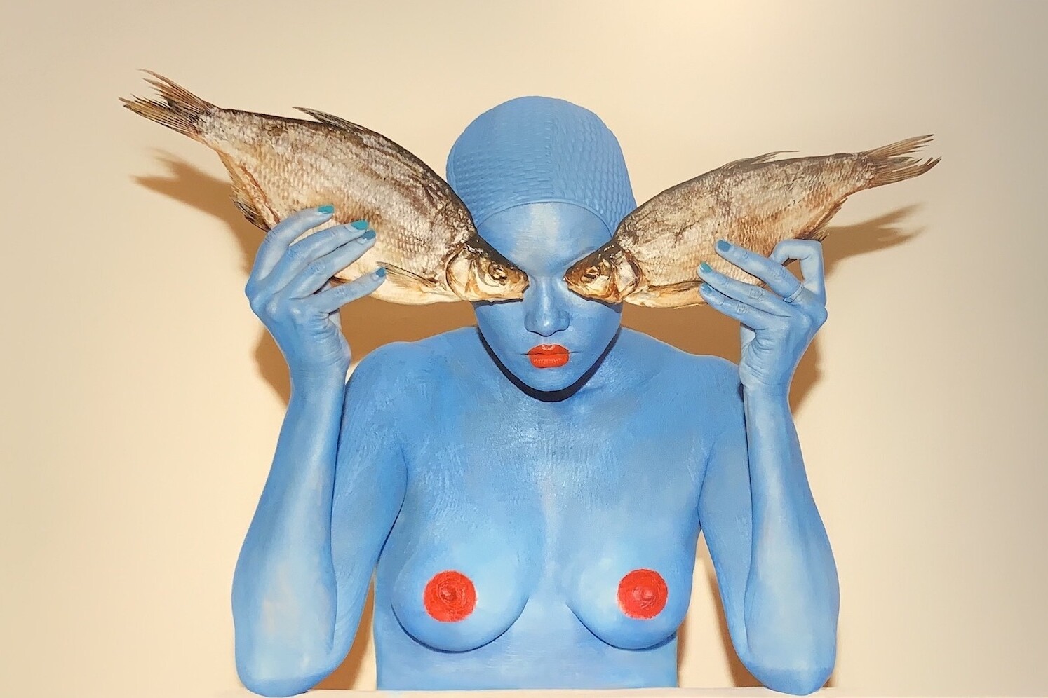 Autoportrait de Julia Buruleva pendant le confinement