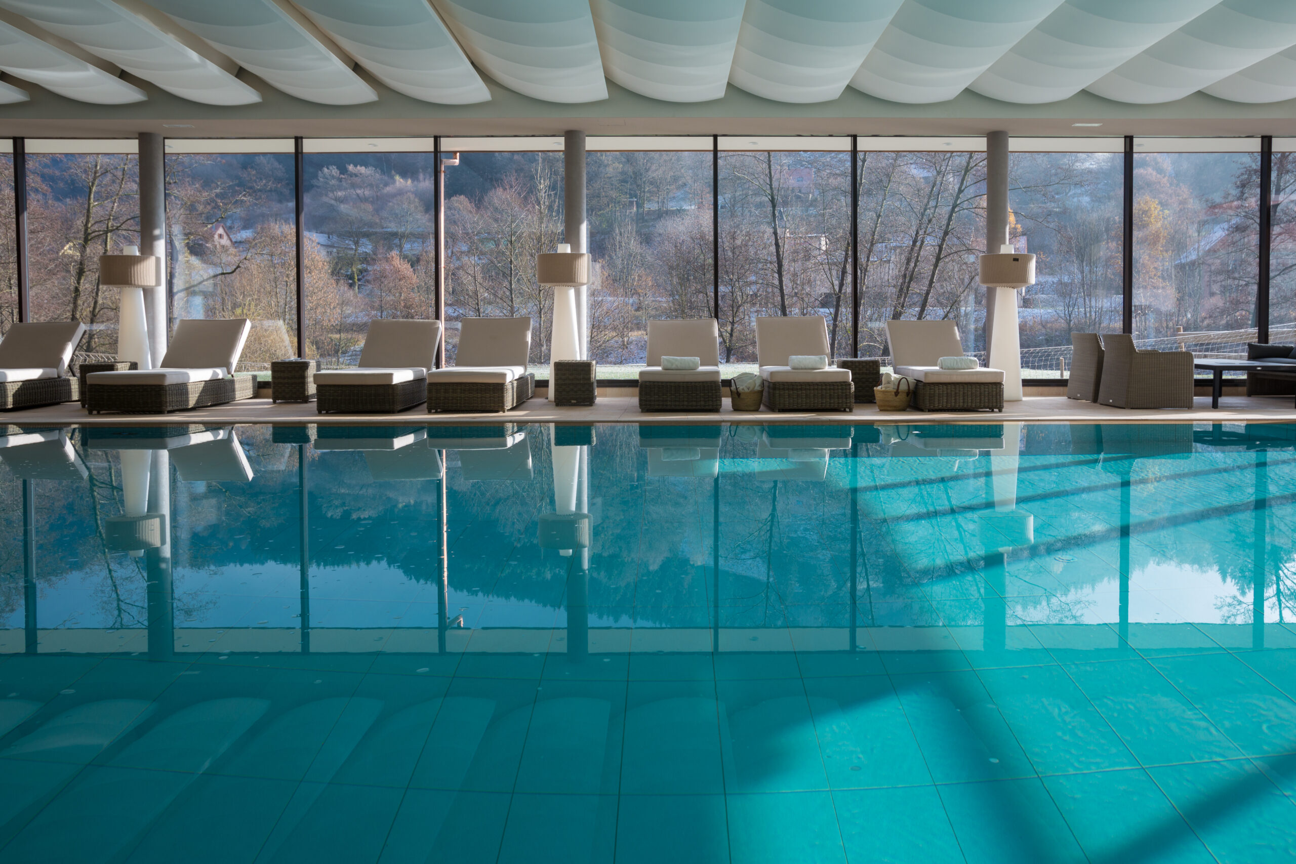 La nouvelle piscine de l'Hôtel Julien