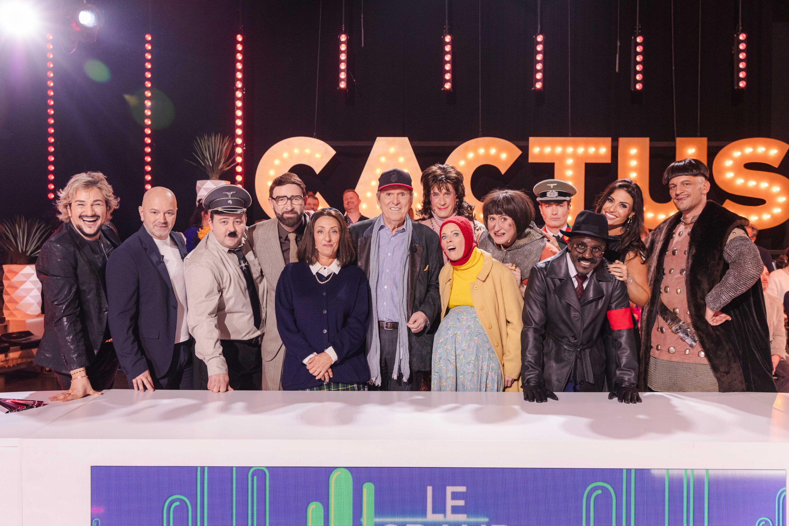 La troupe du Grand cactus au complet